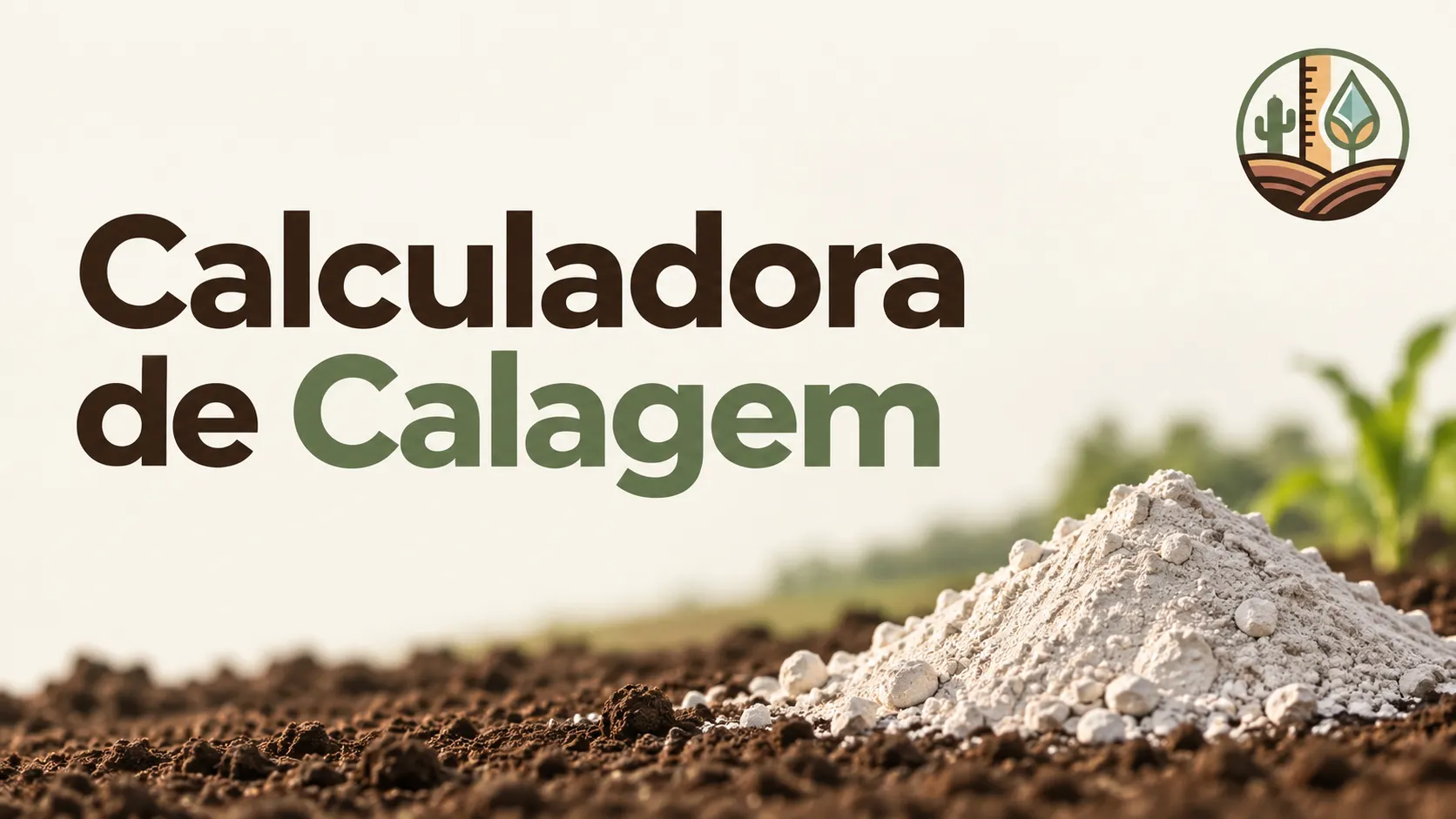 Calculadora de Calagem Agrímetro.